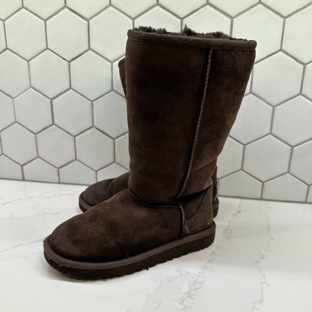 UGG Chocolate Suede Boots